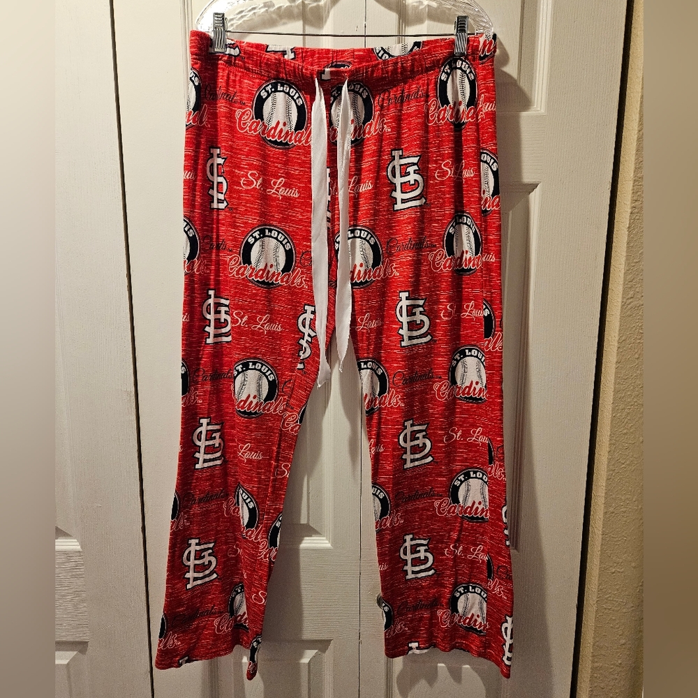 St. Louis Cardinals Campus Lifestyle Ladies Pants Sz XL Pre-owned